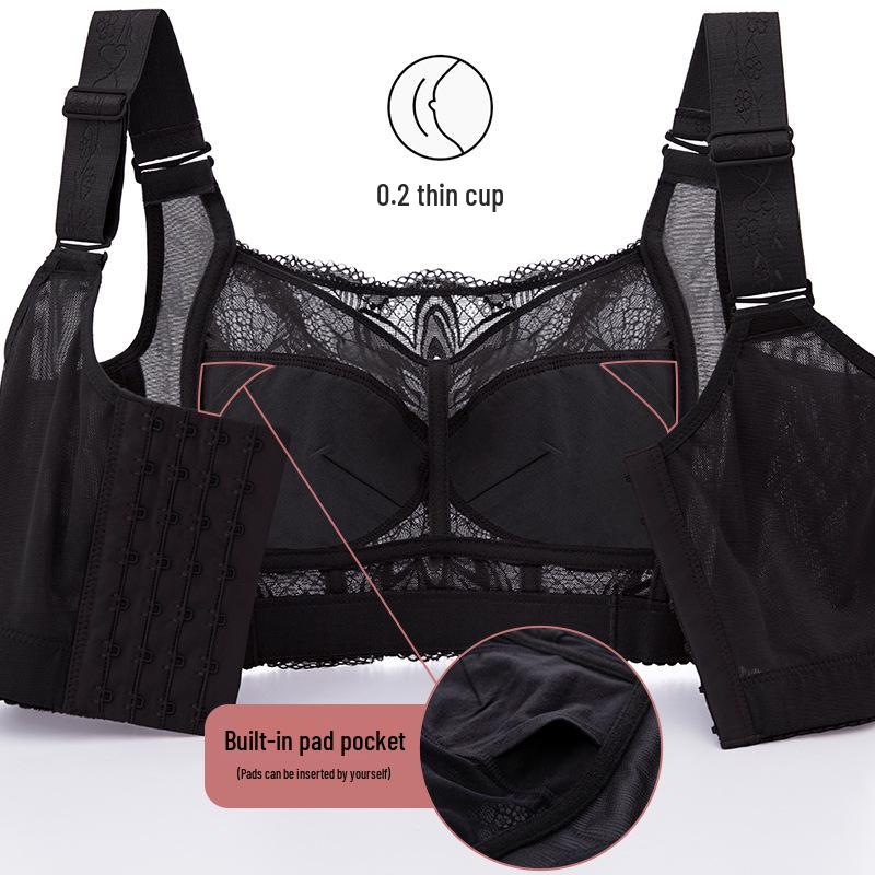 Plus Size Ultra-Thin Wire-Free Full Coverage Minimizer Bra for Women