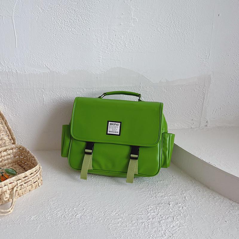 Fashionable Unisex Kids Backpack With Spacious Storage And Breathable Waterproof Design зелёный