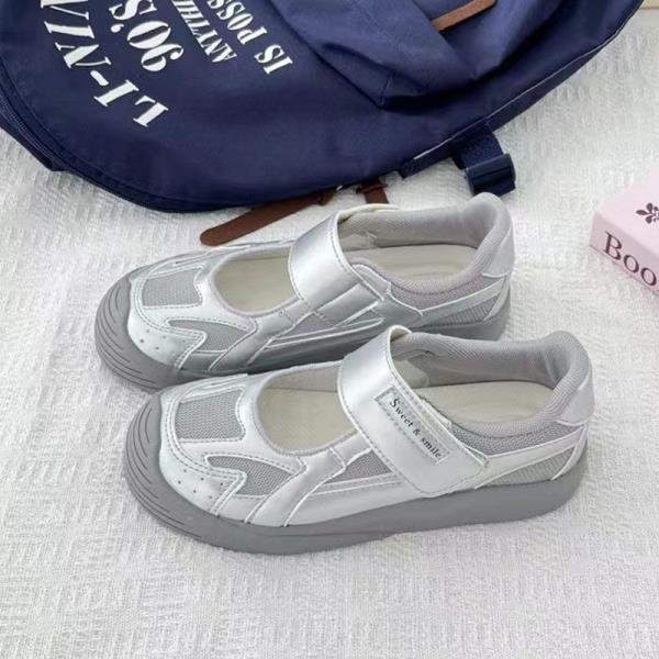 Fashion Breathable Shoes Casual Female Sneakers Dress Flats Women All-Match Tennis Summer New Mary Janes Hook & Loop Leisure All-Match S