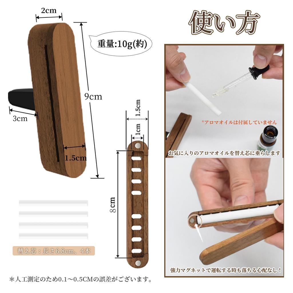 Athvcht Aroma , Car Clip Aroma Holder, Cardio, Aroma , Car Refill,