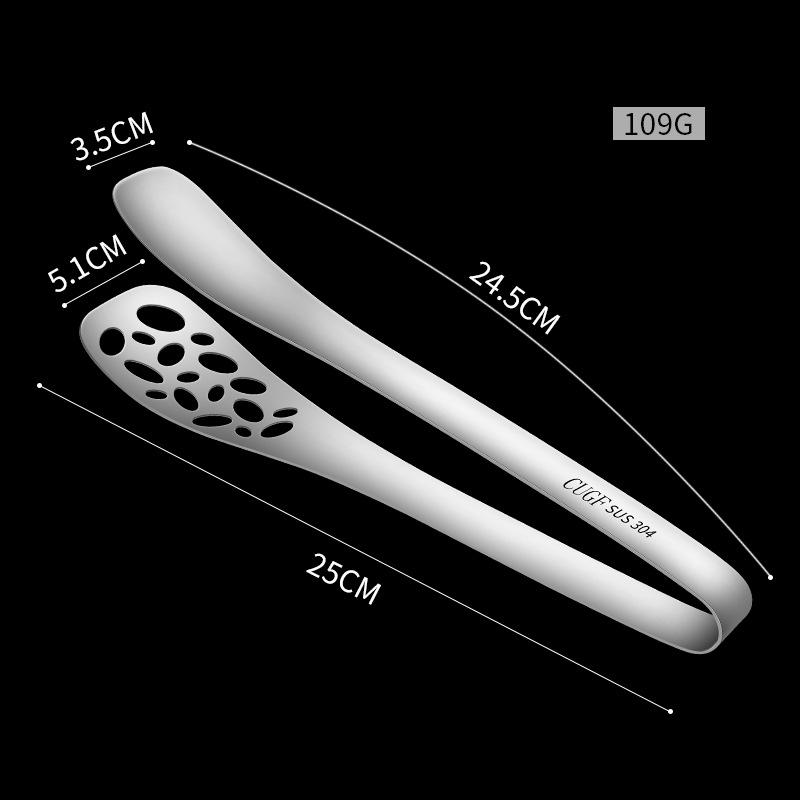 1pcs 304 Stainless Steel Steak Clip High Temperature Household Fried Steak Clip Kitchen Food Clip Barbecue Clip
