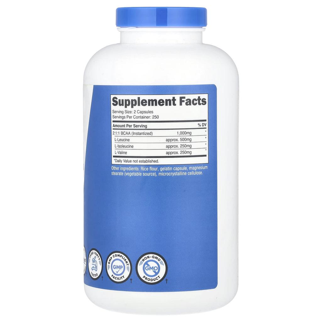 Bcaa, 500 Capsules (500Mg per Capsule)