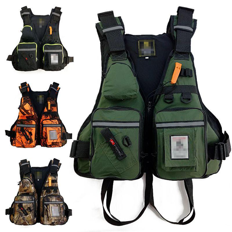 Verstellbare Auftriebs-Segel-Kajak-Kanu-Fliegenfischer-Rettungsweste mit Mehreren Taschen**