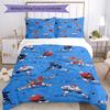 3pcs Ice Hockey Bedding Set Duvet Cover Closure Includes 1 Duvet Cover & 2 Pillowcases, Soft and Comfortable for All Seasons.