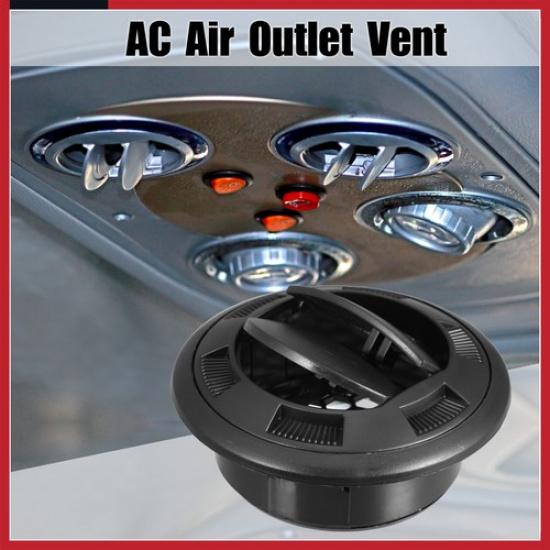 4pcs 72mm AC Air Outlet Vent Louvered Dashboard Knob w/ Grille for RV Boat