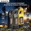 Solar Powered Hand Crank Flashlight Multi-Function Camping Emergency LED Light Outdoor Illumination Power Generation Torch