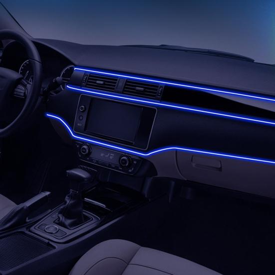 Car Colorful Ambient Light with Wireless App/RF Remote Control LED Interior Lighting Kit for Car Truck SUV RV Boat Home Bedroom Party Decor