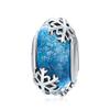 WOSTU Snowflake Charm 925 Sterling Silver Zirconia Bead Pendant Fit Original Bracelet DIY Necklace Winter Jewelry For Women Xmas
