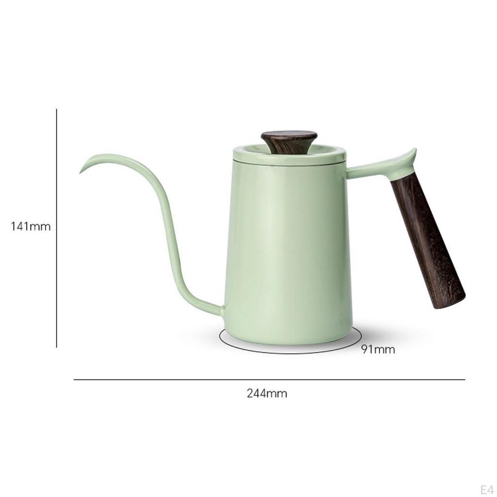 Coffee Kettle Gooseneck Stainless Steel Maker Spout Pot Teakettle for