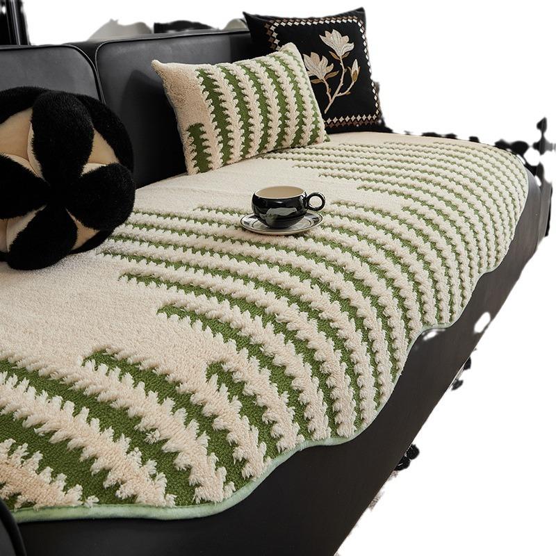 Sofa Cushion  New Four-Season Universal Light Luxury High-End Fixed Non-Slip Seat Cushion Cover Backrest Cover Cloth Towel