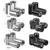 Frosted 4pcs Car Tire Valve Cap Metal Dust Cover Accessories For Mazda 2 3 5 6 Axela Atenza Demio Speed  CX4 CX-5 CX7 CX-8 MS h2