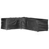 L Shaped Garden Furniture Covers 2 Pcs. 16 Eyelets 210 X 260 X 80 Cm