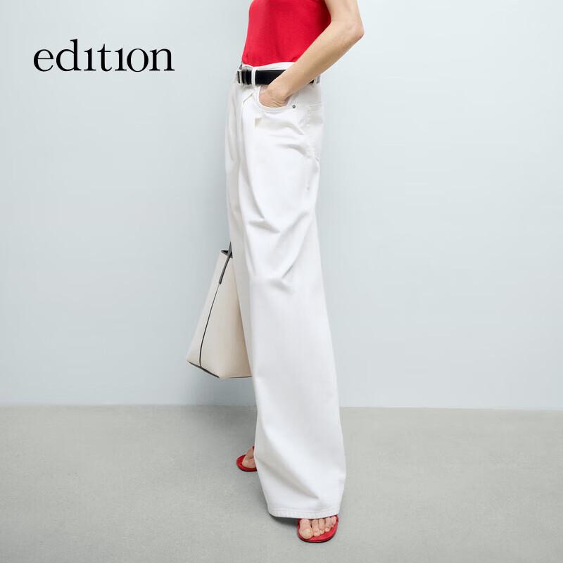 

Женские джинсы широкие белые весна 2025 XS