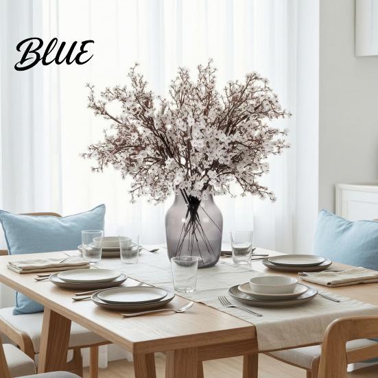 Durable Faux Plant Accents for Home Realistic Artificial Flowers Autumn Decoration Silk Floral Themed Interior Ornaments Branches Halloween