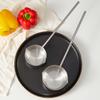 WORTHBUY 304 Stainless Steel Sauce Spoon Anti Scalding Long Handle Hot Oil Spoon Soup Ladle Multifunctional Kitchen Tableware