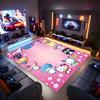 1pc Sanrio1 Print Area Rug - Soft, Washable Non-Slip Indoor Mat for Office Chairs, Living Room, Home Office Decorative Rug