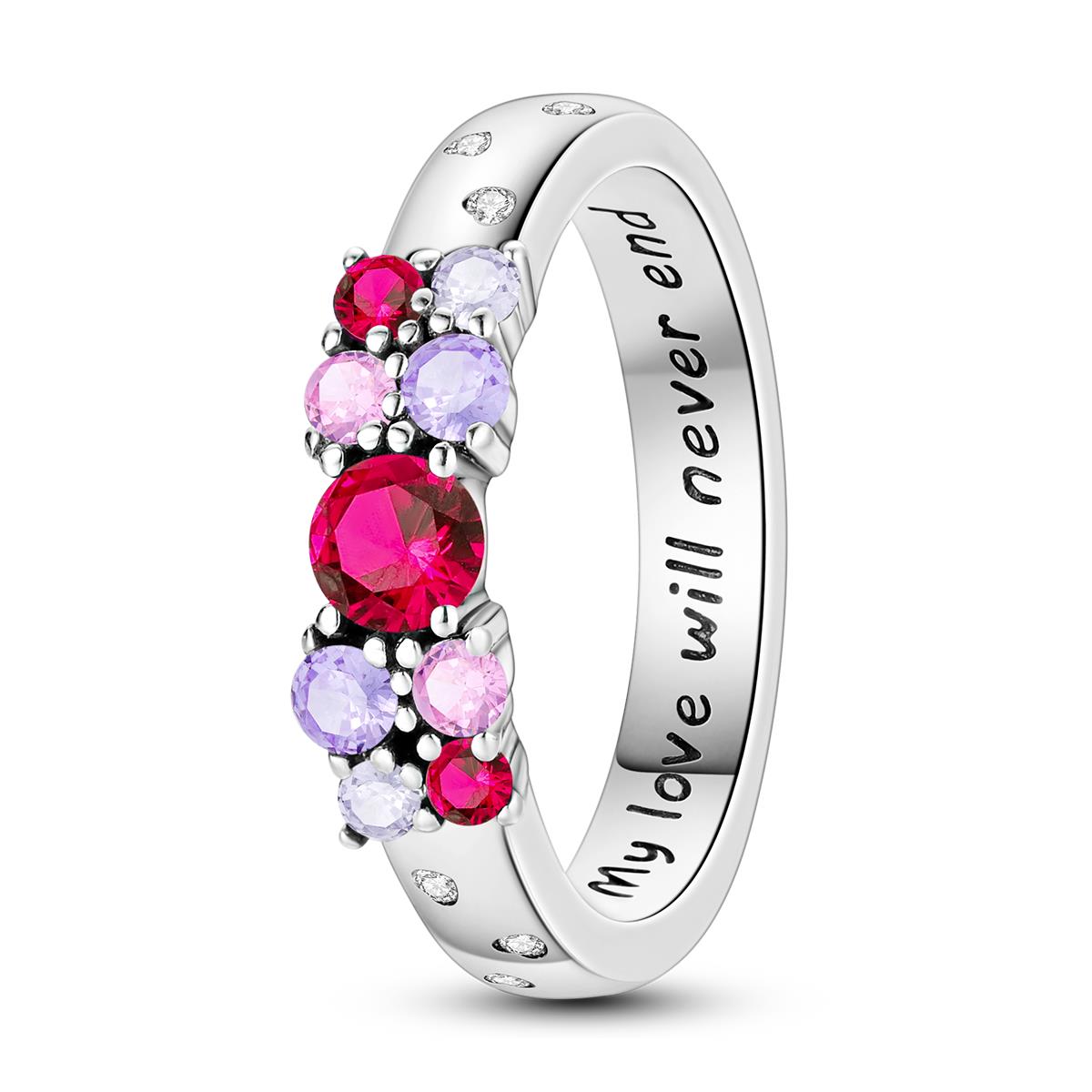 925 Silver Ring Firefly Heat Sar Original Finger Ring For Woman Jewelry Anniversary Gift 6