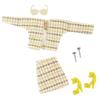 Latest 11.5 Inch Doll Clothes 30Cm Doll Fashion Dress-Up Clothes Skirt+Jacket Accessories 1/6 Doll Supermodel Doll Plaything Clothing Set