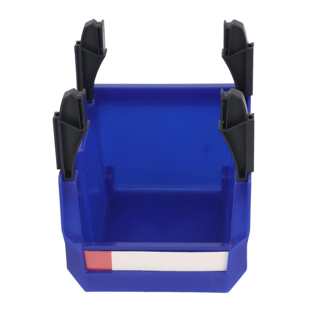 Teilelagerregal Wandmontiert Stapelbar Werkzeugkasten für die Werkstatt Schraubenorganisator Verdickt Schräge Öffnung Kombinationstyp Blau