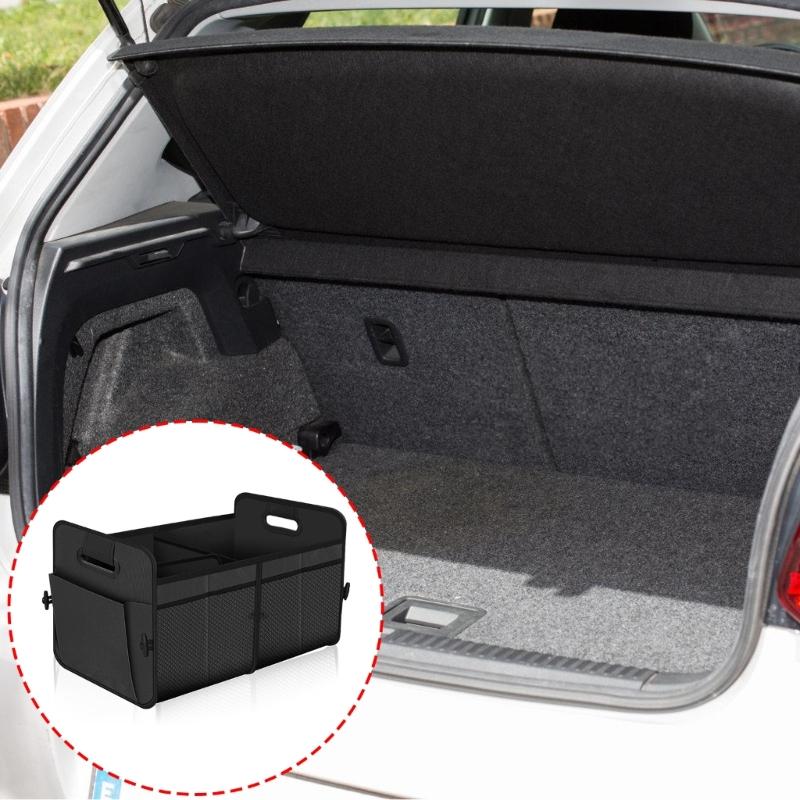 Collapsible Automotive Storage Organizers Strong Waterproof Design Car Trunk Organizers for Vehicle Trunk Organization