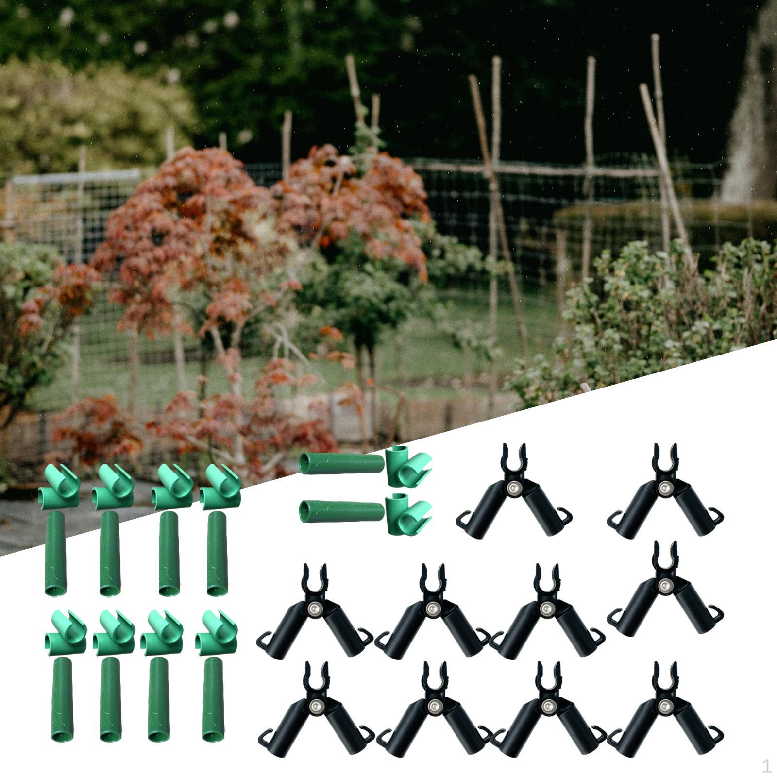 

Trellis Connector Building Greenhouse for Gardening Awning Stakes 11mm Joint Pipe