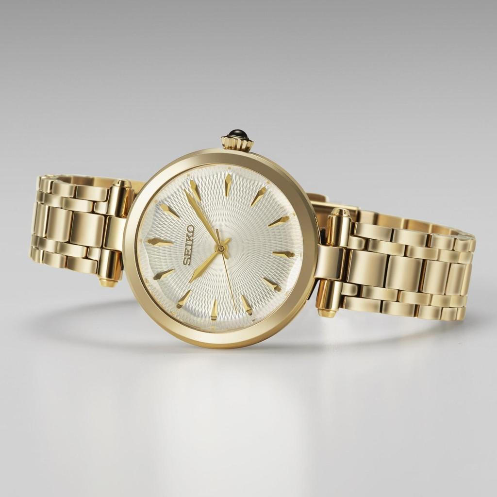 SEIKO Classic Quartz Sapphire Stainless Steel Women's Watch SRZ554P1