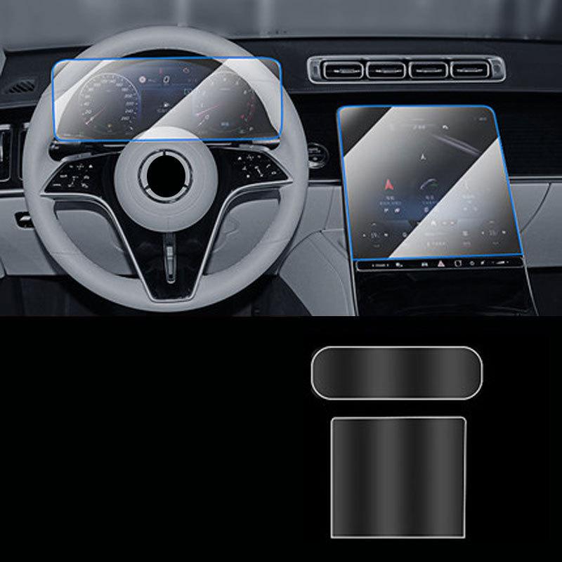 Tempered Glass Screen Protector For Mercedes Benz S-CLASS W223 12.8 Inch Car Navigation
