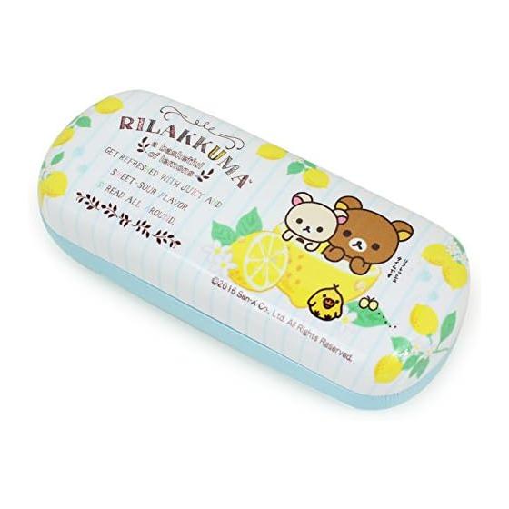 Кейс для очков с жемчугом Rilakkuma Свежий лимон Жесткий Магнитный Белый