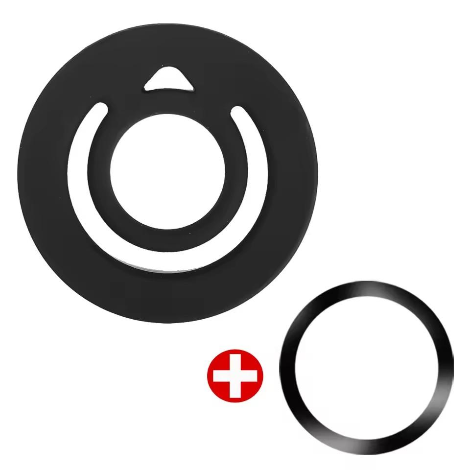 Universal Magnetic Silicone Finger Ring Grip Double-Side Strong Magnet Circular Grip Phone Holder for IPhone MagSafe Ring Shape