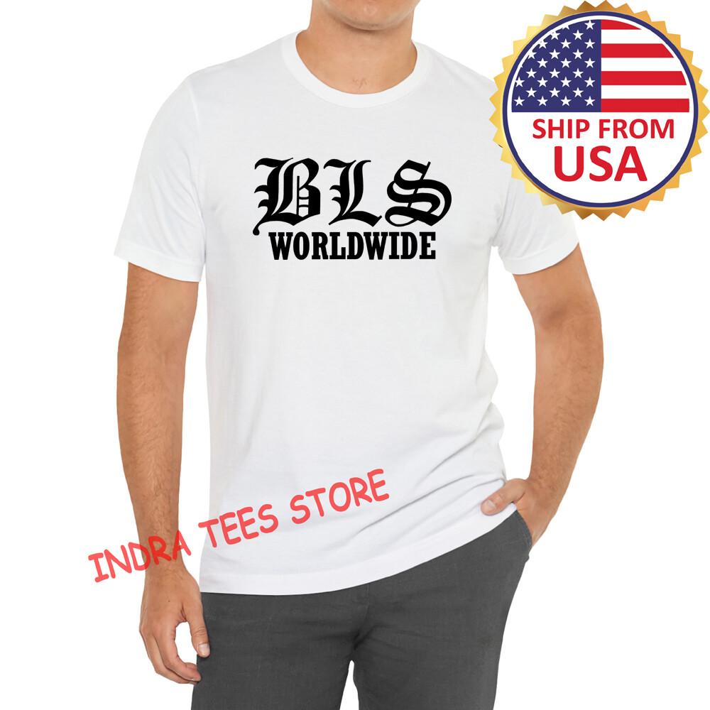 BLACK LABEL SOCIETY BLS Worldwide White T-shirt Size S 5XL XL