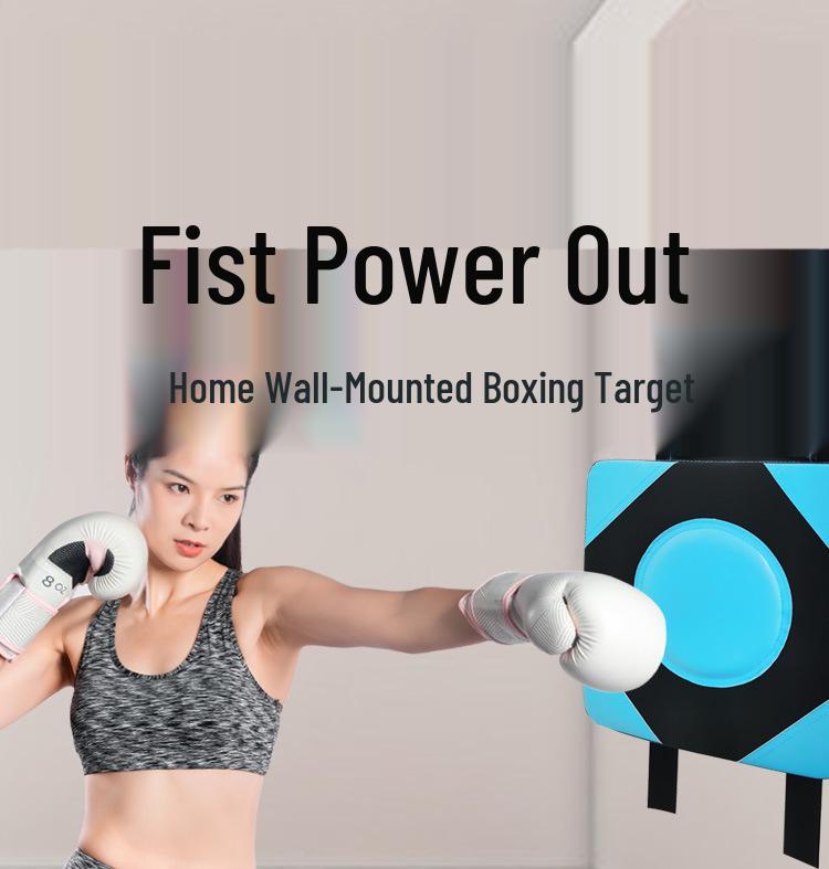 Wall-Mounted Boxing and Wing Chun Training Target for Sanda, Muay Thai, and Home Fitness