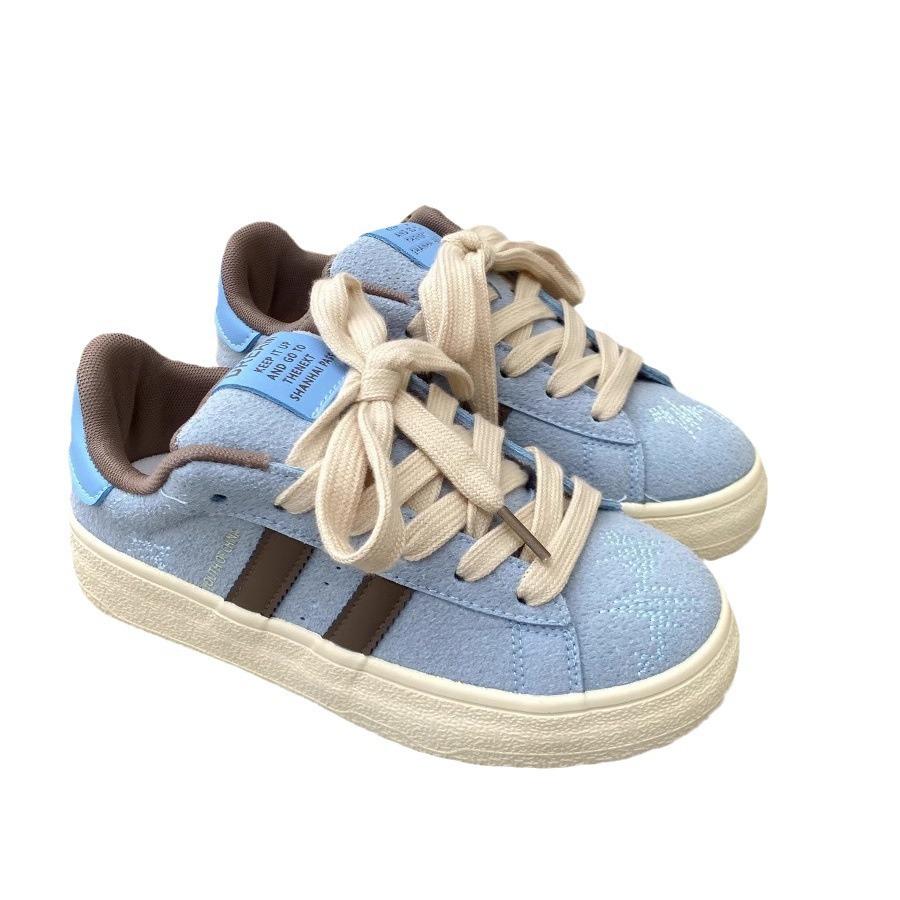 Korean Version of Mint Green Board Shoes Women's Original Niche Retro Casual Platform German Training Shoes Spring, Summer and Autumn 2025 New Models