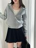 Lu Xi Women's 2026 Spring Korean Style Lapel Layered Casual Sun Protection Shirt