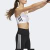 Adidas Striped Logo Sports Bra Women Underwear White HC7897
