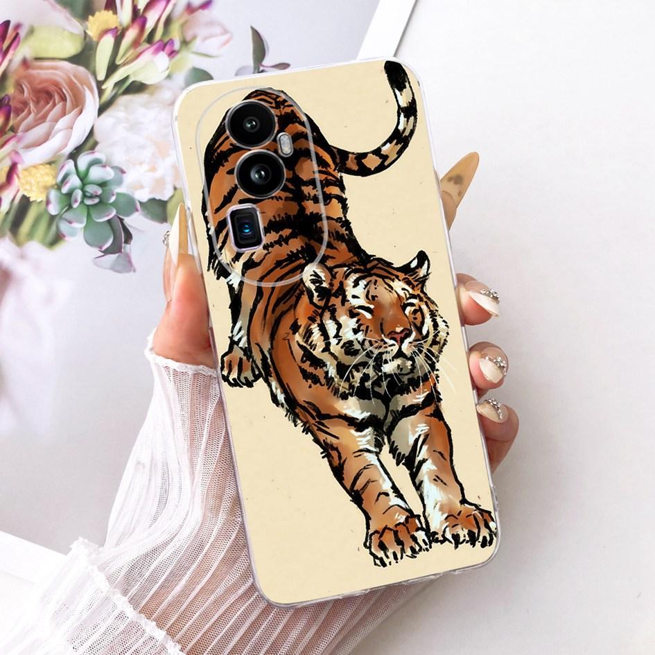 For OPPO Reno 10 Pro Plus Case Cool Cartoon Dragon Back Cover Soft Silicone Phone Case For OPPO Reno 10 Pro+ Reno10 5G Protector