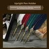 Vintage Pen and Ink Set Lightweight Gift Box Feather Calligraphy Pen 15 Ml Ink Exquisite Design Fountain Pen Set Office Gifts
