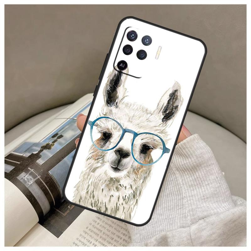 Lama Llama Alpaca Case For Oppo A80 A60 A40 A5 Pro A15 A16 A17 A57 A77 A94 A74 A54 A76 A96 A18 A38 A58 A78 A98