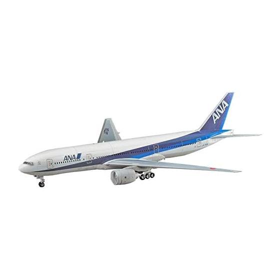 Hasegawa 1/200 ANA B777-200 plastic model 4