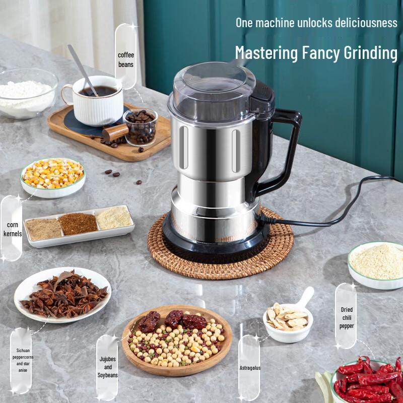 Compact Electric Grinder with 8-Blade System