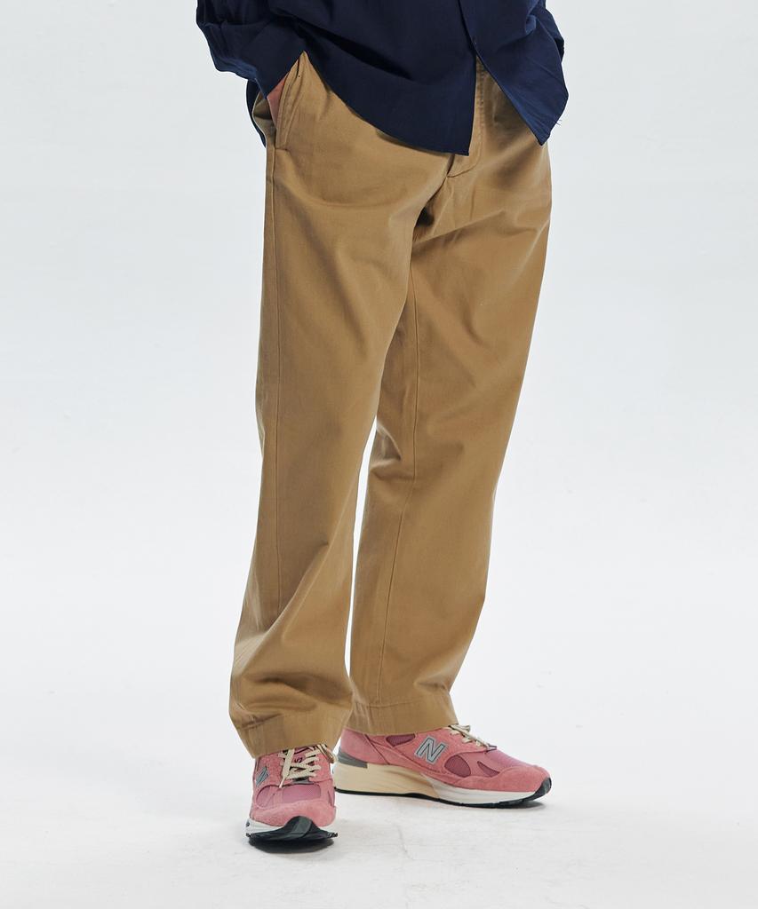 FRIZMWORKS Washed Officer Chino Pants _ Beige
