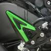 Motorcycle Pedal Guards Aluminum Alloy Pedal Protectors for ZX6R ZX 6R ZX6R 2025 ZX-6R 2019-2024 (Green) [Used]