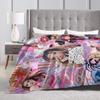 L-Lolas I-Indigos Spanish Blanket  Camping Flannel Bedding Throws For Couch Bed Soft Warm  Quality Bedspread Gift Idea