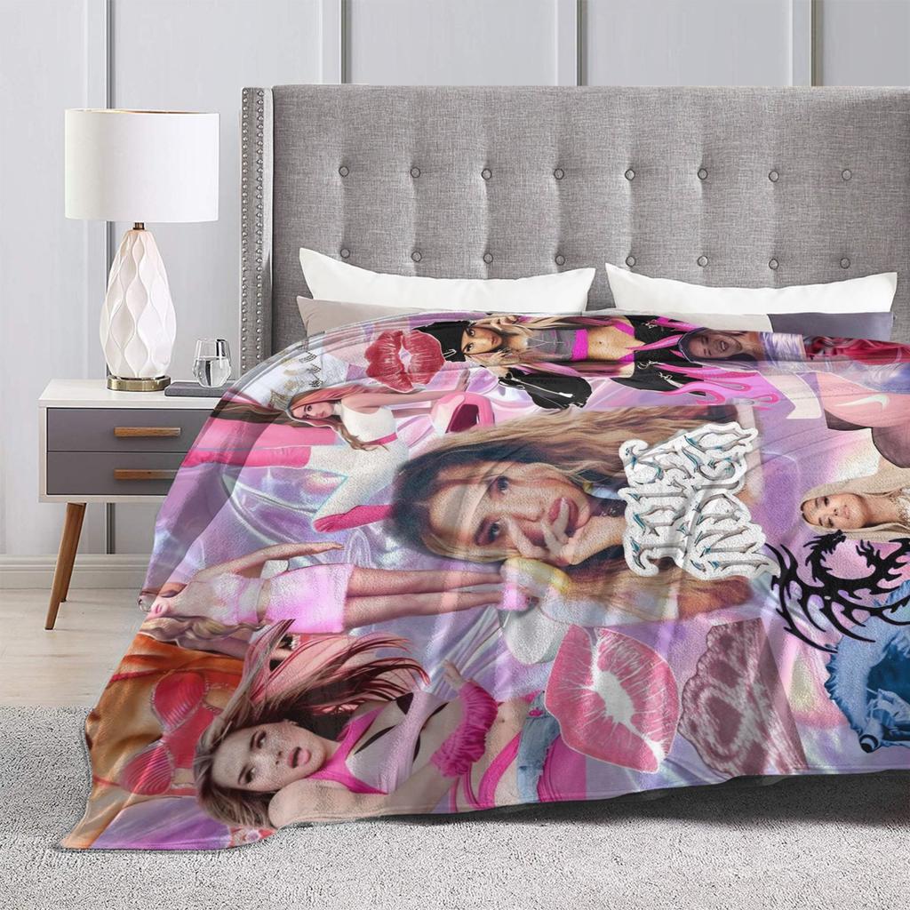 L-Lolas I-Indigos Spanish Blanket  Camping Flannel Bedding Throws For Couch Bed Soft Warm  Quality Bedspread Gift Idea