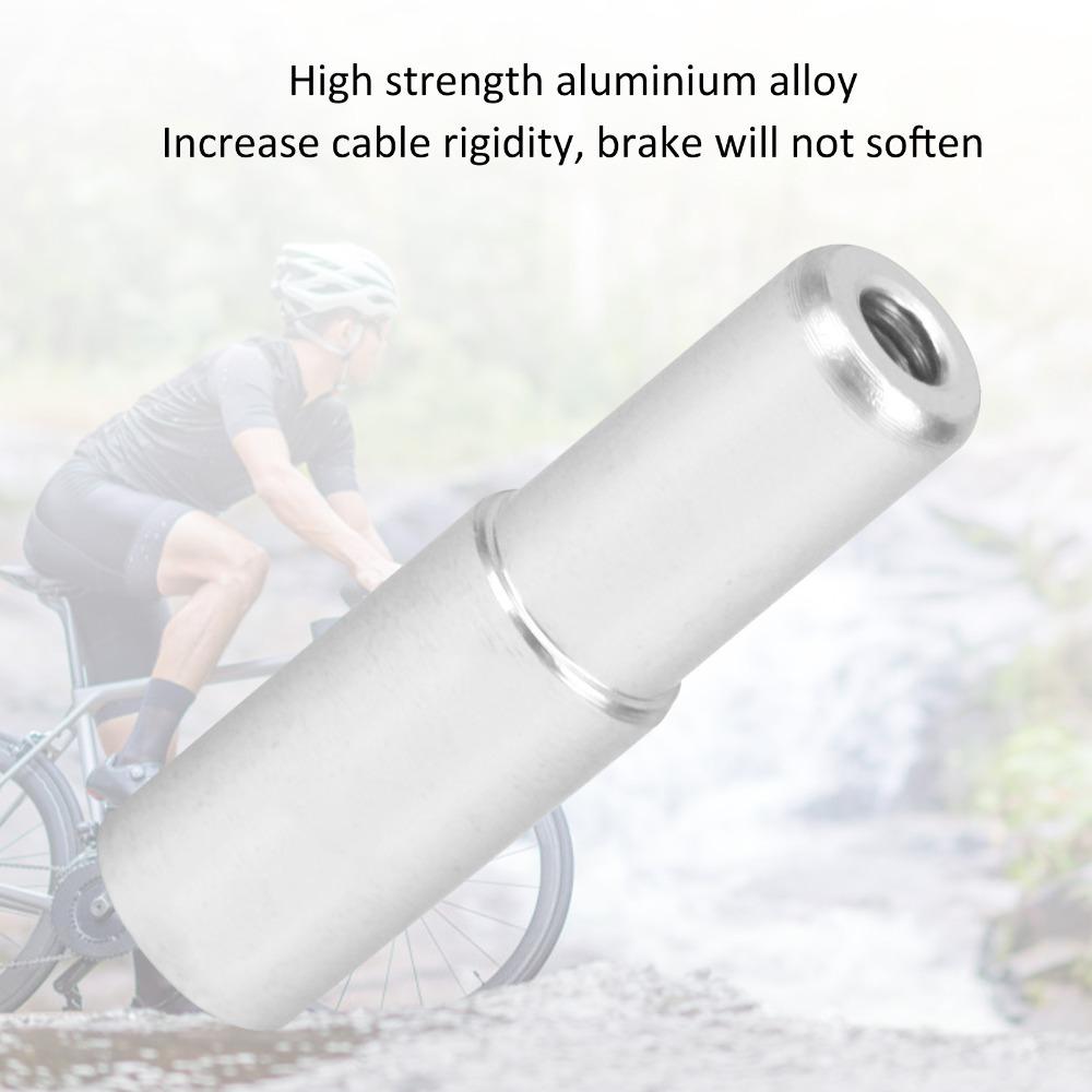 20PCS Aluminum Alloy Bike Cable End Caps Inner 5mm Brake Cable Housing Ends For Bicycle Brake серебряный
