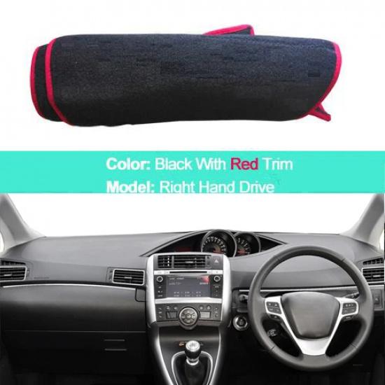 2 Layer Car Dashboard Cover Carpet For Toyota Verso AR20 2009 -2013 2014 2015 2016 2017 2018 LHD RHD Dash Mat  Cushion Anti-sun