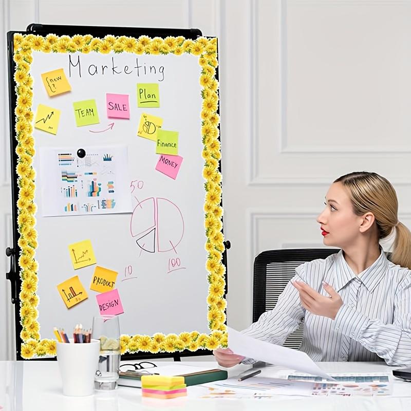 18.5m/roll Flower Leaf Pattern Border Paper Spring/Summer School Classroom Photo Wall Decoration