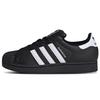 adidas Originals Superstar 2 Leder Low-Top Skateboard Schuhe Unisex Schwarz JI0097(Team2092-)