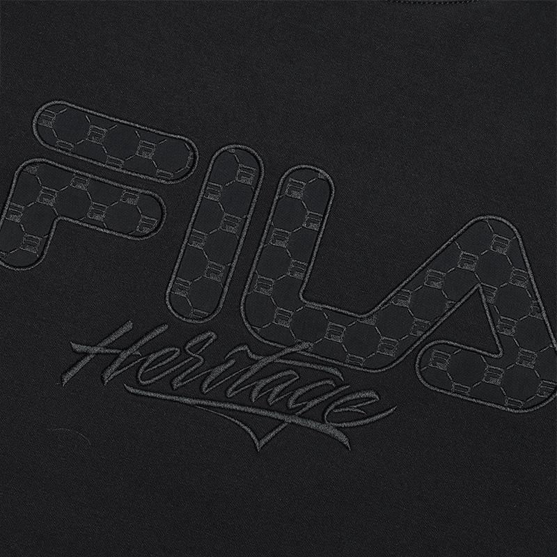 New FILA Sweatshirt Men's Jet Black F11M518202FBK