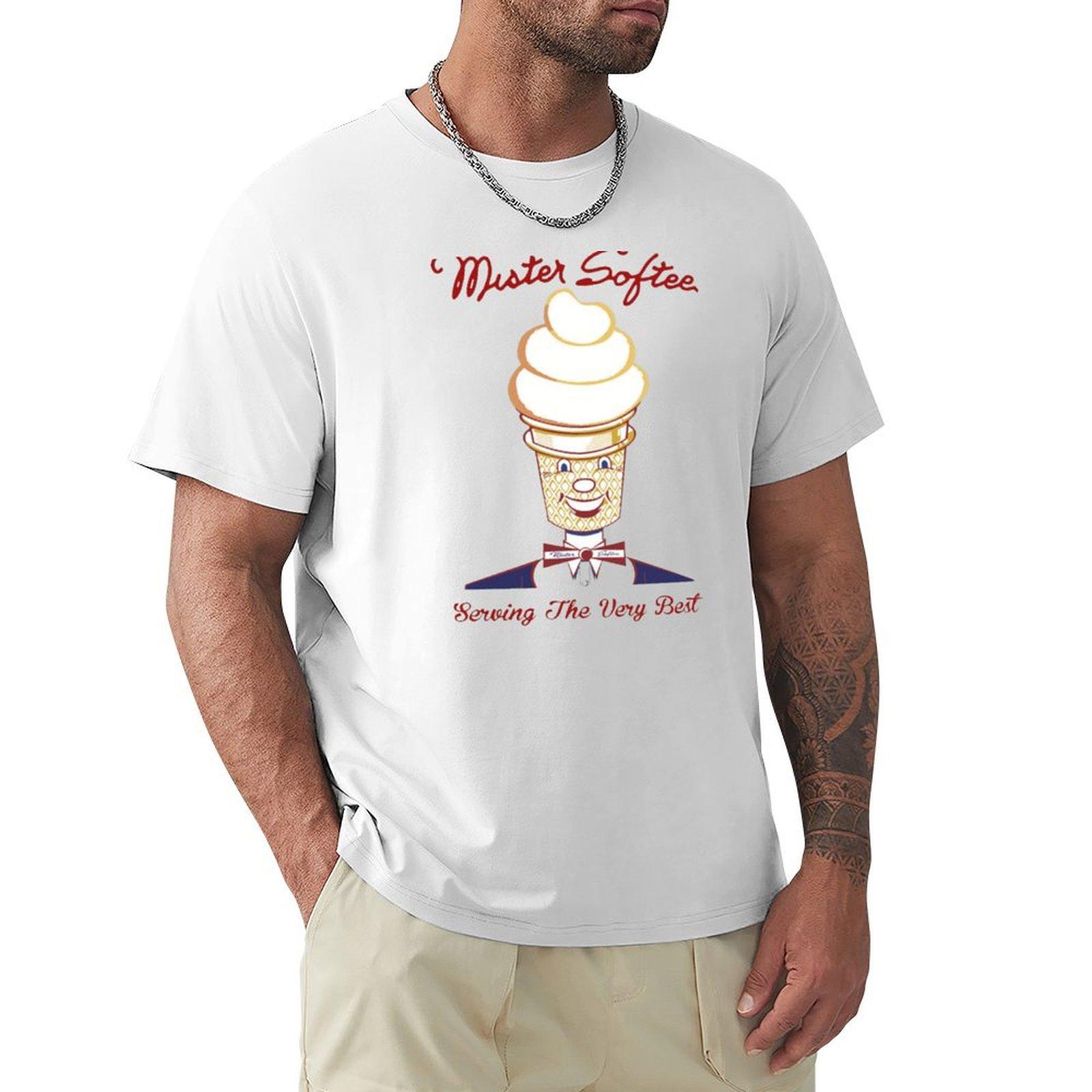 Mister Softee Ice Cream Funny Tshirt Work Comfort Tshirt For Unisex S