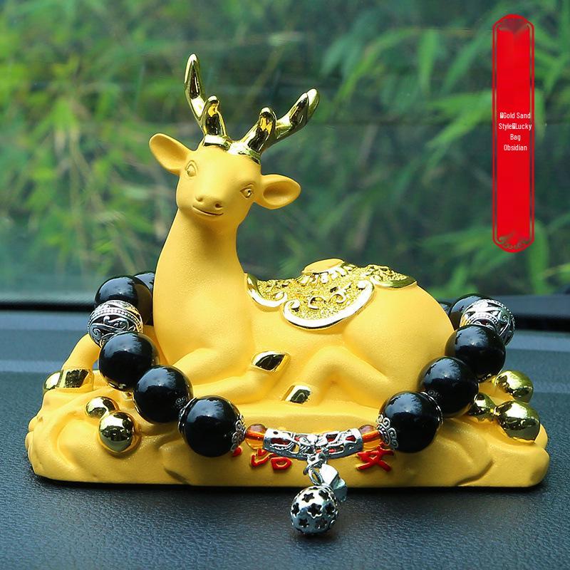 High-End Deer Car Ornament: Unisex Perfume for Center Console Decoration